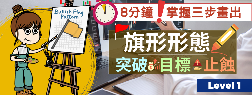 [形態分析] 旗形 Flag Pattern 教學｜三步突破入市 × 趨勢「續勢」策略